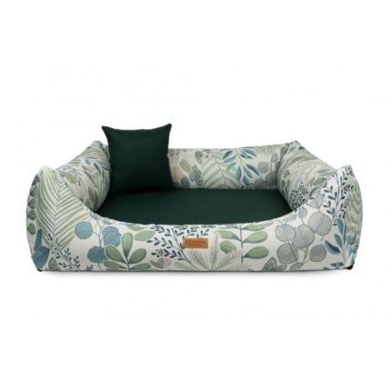 legowisko dla psa z poducha MODENA-BOTANIC front