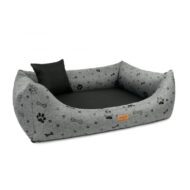 legowisko dla psa z poduchą BLACK-FOOT bokiem