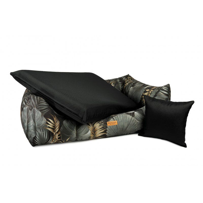 legowisko dla psa z poducha-MODENA-JUNGLE-GOLD